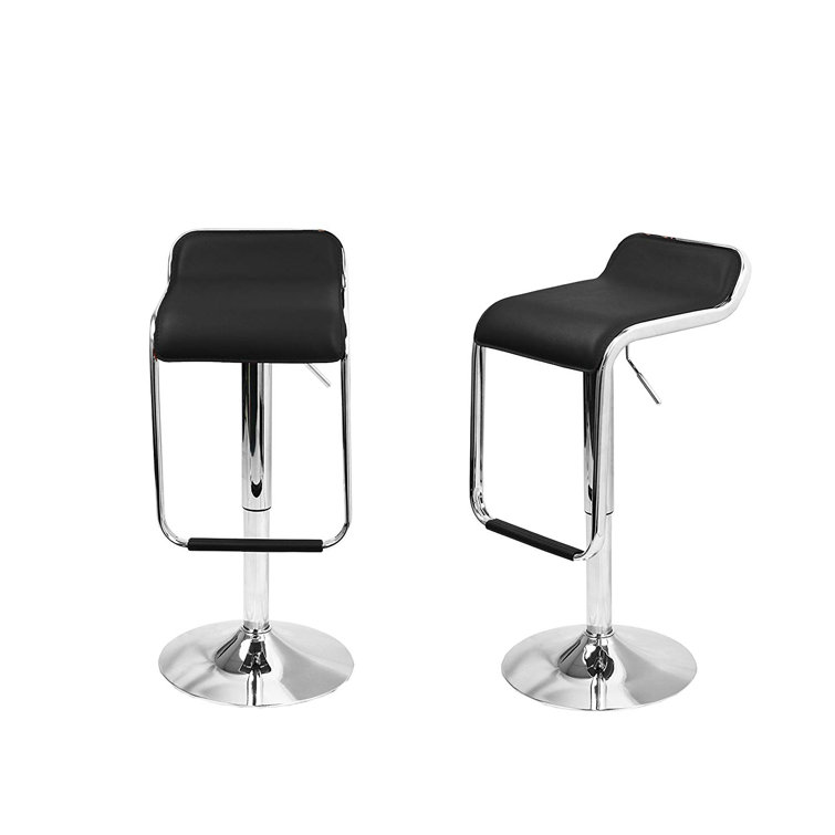 Orren Ellis Martino Swivel Adjustable Height Bar Stool & Reviews